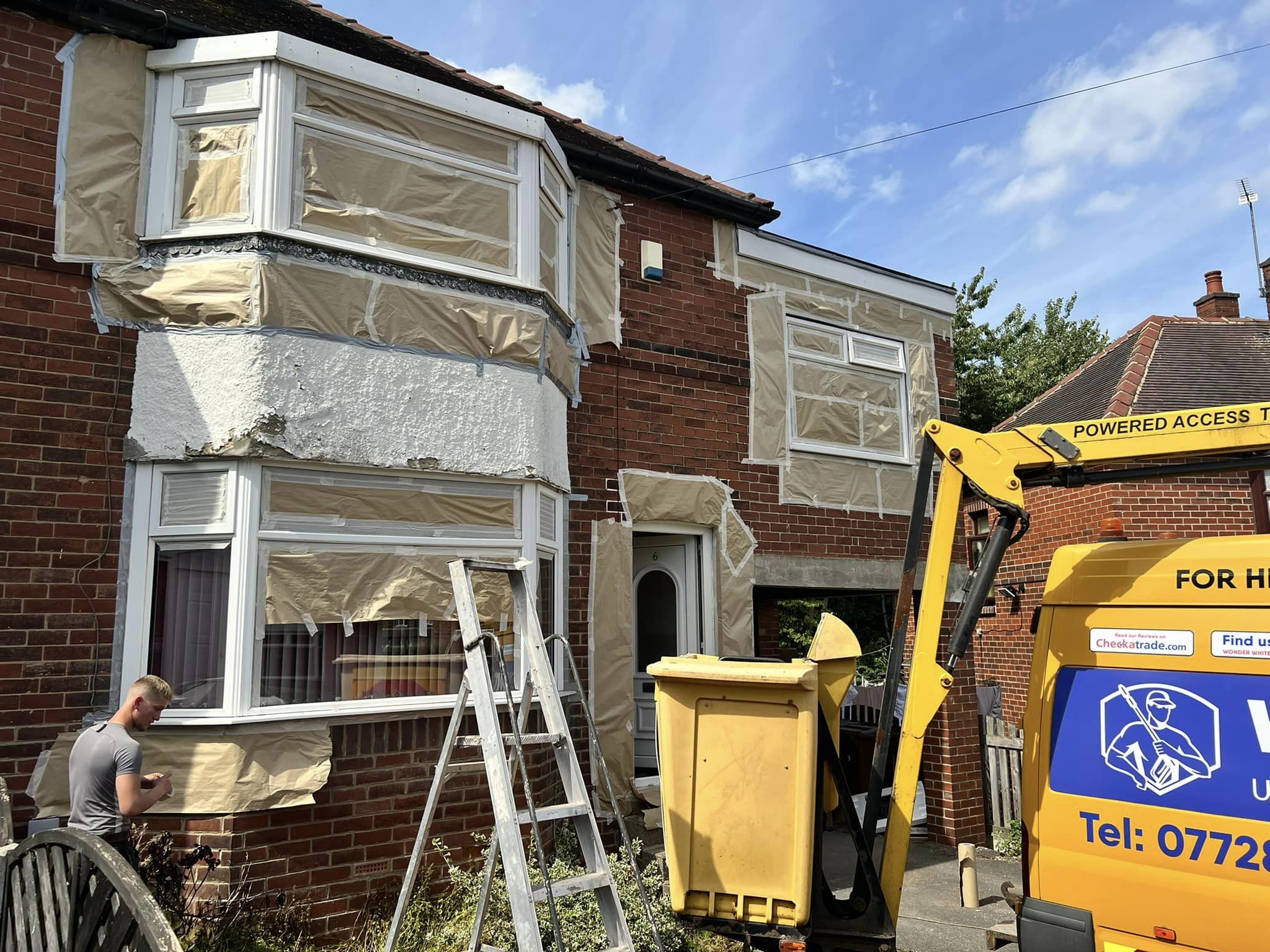 wonderwhite external cleaning cherry picker