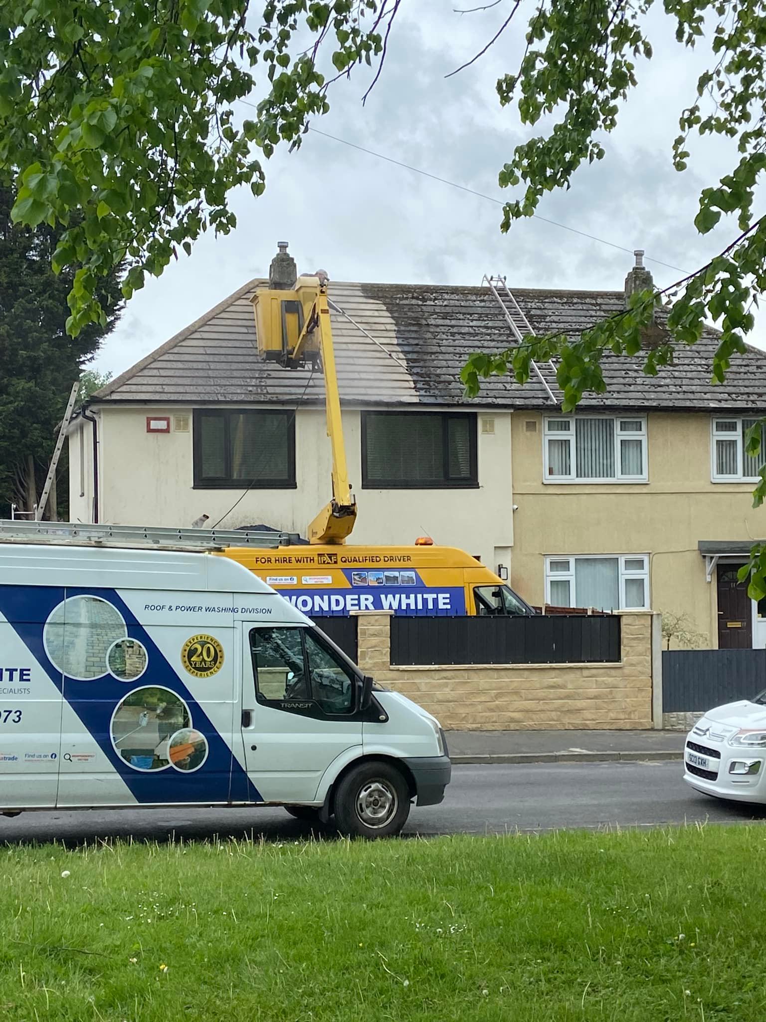 wonderwhite external cleaning cherry picker
